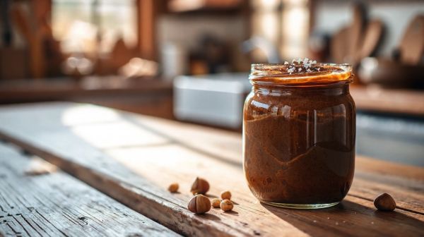 Préparez votre pâte à tartiner bio chocolat noisette riche en protéines