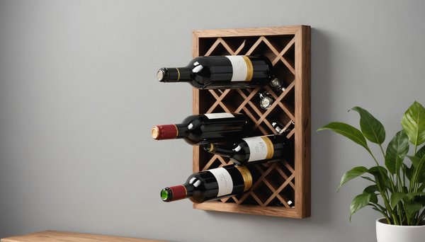 Optimisez votre espace avec un porte bouteille mural élégant